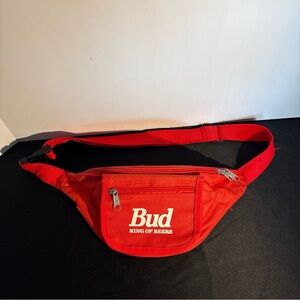 Red 'King of Beers' Waist Bag / Fanny Pack for Men